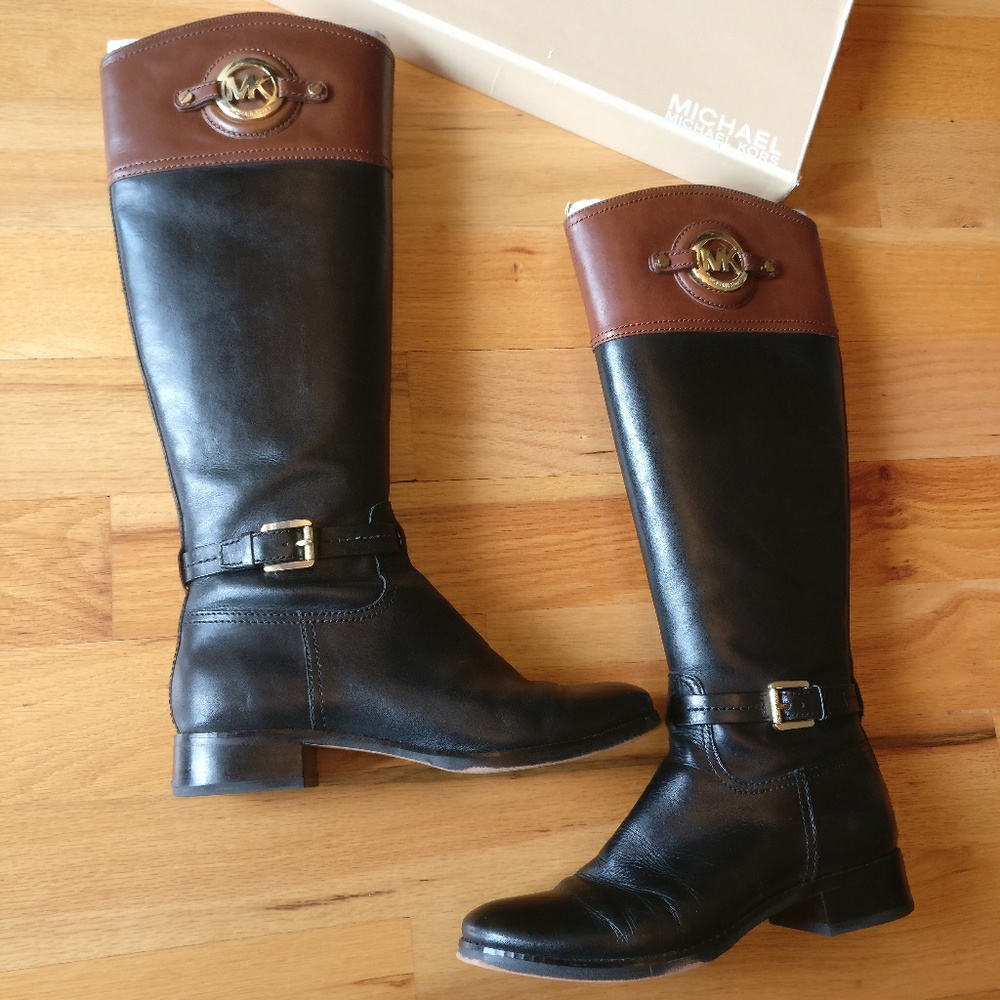 Michael kors stockard leather riding boot in BOX - Picture 8 of 8